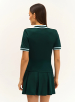 ОДЕЖДА ДЛЯ ТЕННИСА Женская, Юбка с шортиками RAQUETA DEEP GREEN .