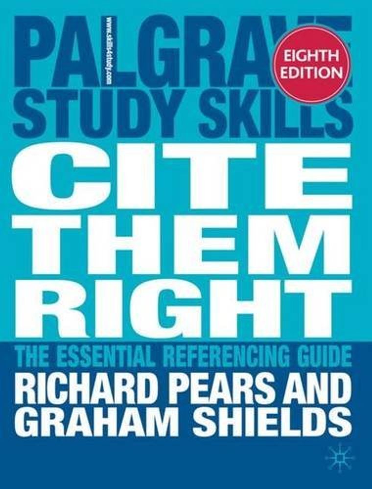 Cite Them Right: The Essential Referencing Guide OP