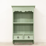 Шкаф навесной Прованс 2 ящика для кухни и ванной из массива сосны, эвкалиптовый