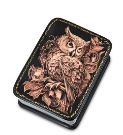 ШК-19/56-A Шкатулка в технике декупаж «Сова» (8х6х3,5)