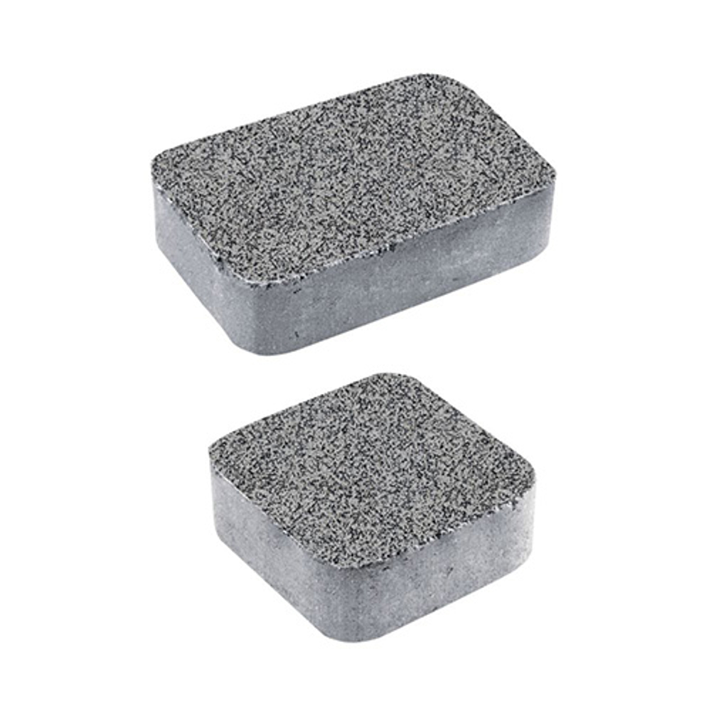 Тротуарная плитка КЛАССИКО - Гранит+ Серый с черным, комплект из 2 видов плит