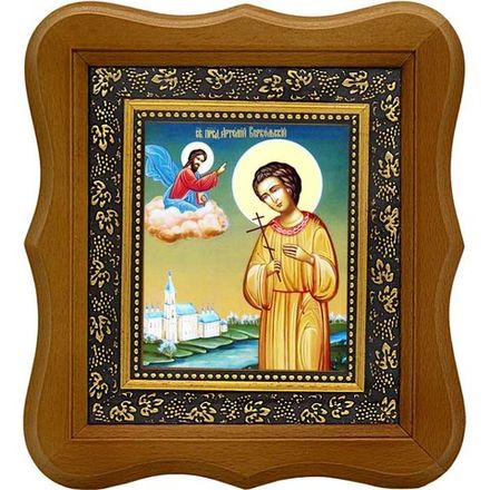 Артемий Веркольский православный отрок. Икона на холсте.