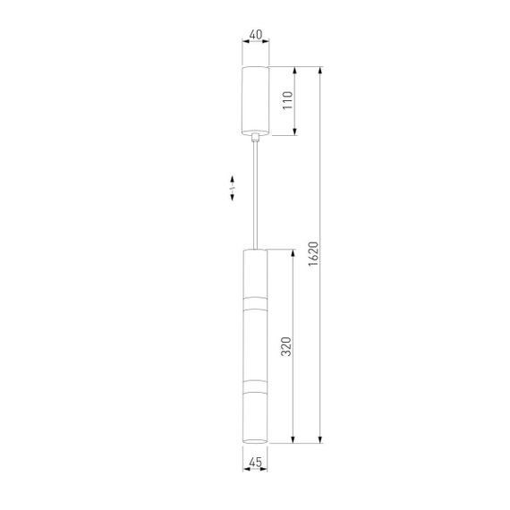 Подвесной светодиодный светильник Eurosvet Axel 50210/1 LED черный