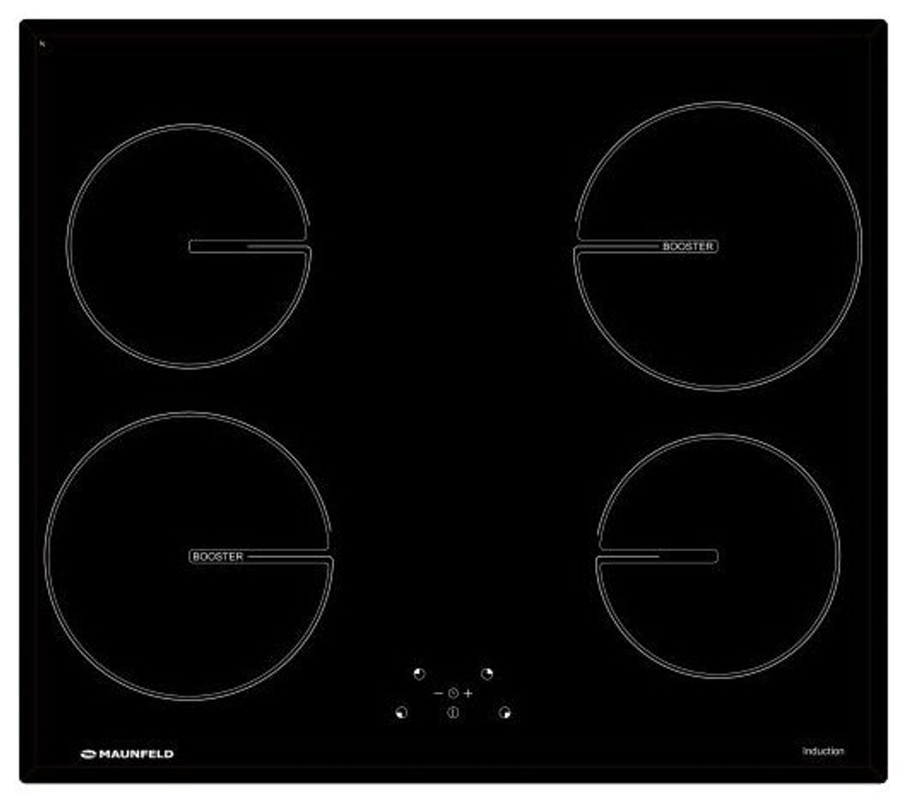 Встраиваемая индукционная варочная панель Maunfeld MVI59.4HZ.2BT-BK