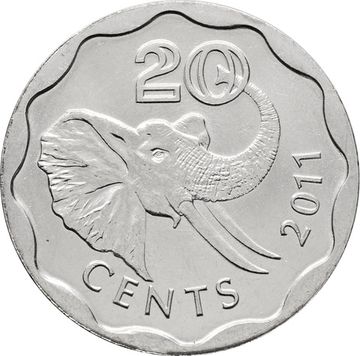 20 центов 2011 Свазиленд