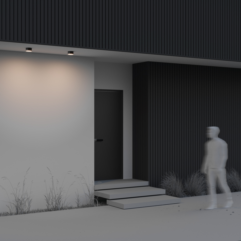 Уличный потолочный светильник Outdoor O430CL-L15B3K