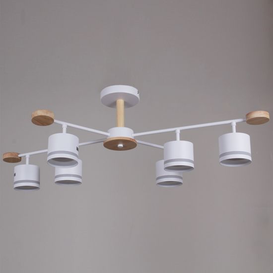 78730-0.3-06 GX53 WH+WOOD светильник потолочный