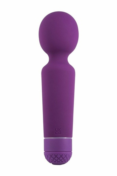 Фиолетовый wand-вибратор - 15,2 см. (Цвет: фиолетовый)