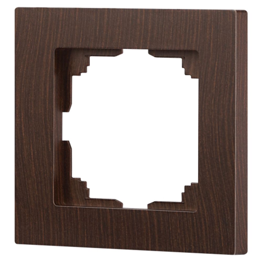 Рамка для розеток и выключателей Intro Accent 6-501-10 на 1 пост, СУ, венге