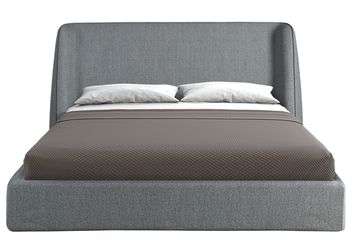 Кровать 7145 Angel Cerda из темно-серой ткани Испания