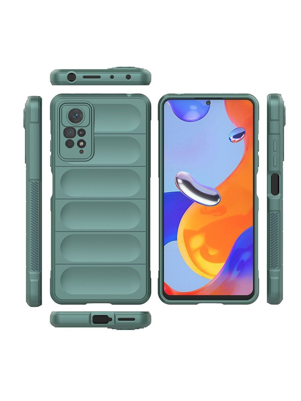 Противоударный чехол Flexible Case для Xiaomi Redmi Note 11 Pro