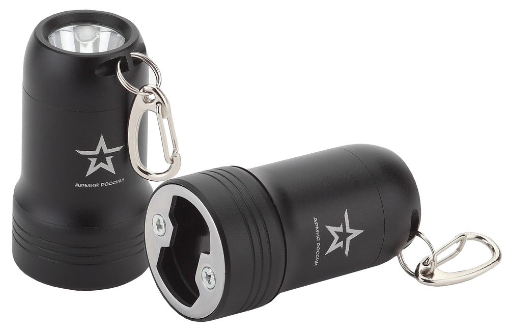 Фонарь ЭРА BB-601 АРМИЯ РОССИИ брелок Привал 0,5Вт + рефлектор,