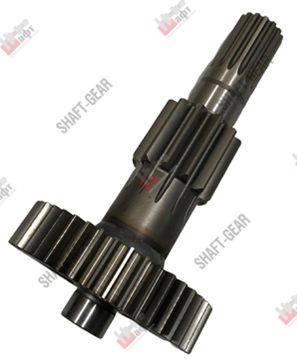 JS125T-1707048-1 - Вал промежуточный демультипликатора (длинный) на КПП