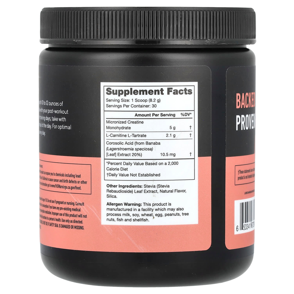 Legion Athletics, Recharge, послетренировочный напиток, без добавок, 246 г (0,54 фунта)