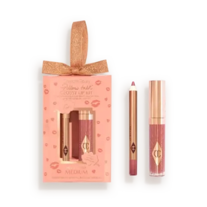 Набор Charlotte Tilbury Glossy Lip Kit Pillow Talk Medium