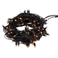 Гирлянда ЭРА ERAPS-NZ2 светодиодная новогодняя нить уличная 10 м желтая 100 LED | Профессиональное праздничное и новогоднее освещение