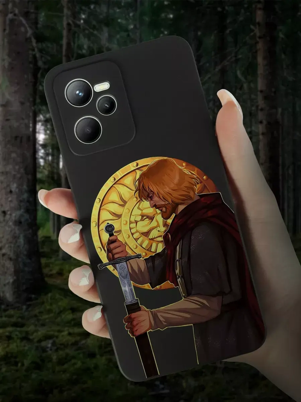 Чехол на Realme С35 с принтом