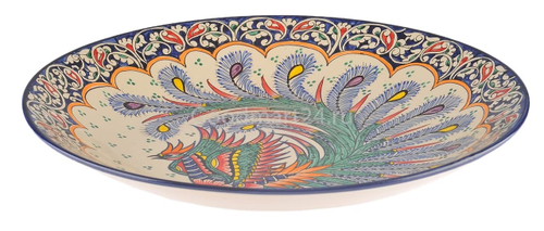 Ляган «Жар-птица» диаметром 32 см Риштан