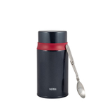 Термос для еды THERMOS TCLD-720S 0.72L, складная ложка из нержавеющей стали, синий