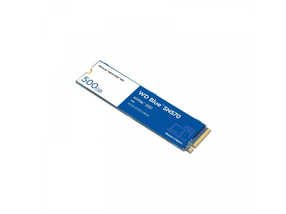 SSD накопитель Western Digital WD Blue SN570 500ГБ, M.2 2280, PCIe 3.0 x4, NVMe [WDS500G3B0C]