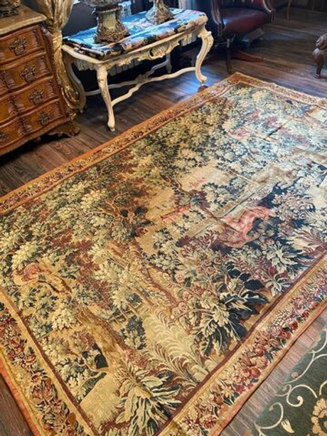 Винтаж: Французский винтажный гобелен