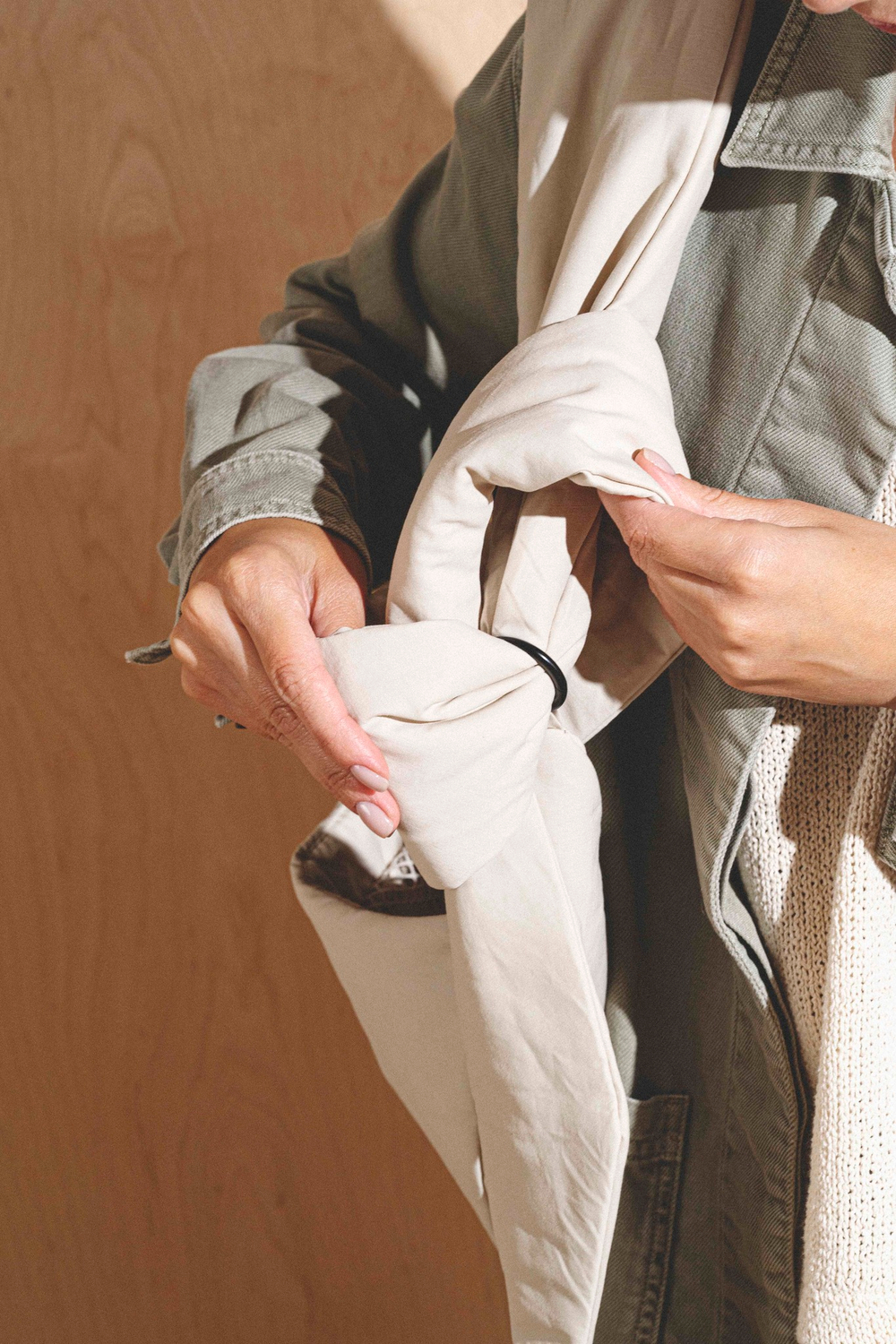 Сумка-слинг "Пони-Кенгурони" Бежевая