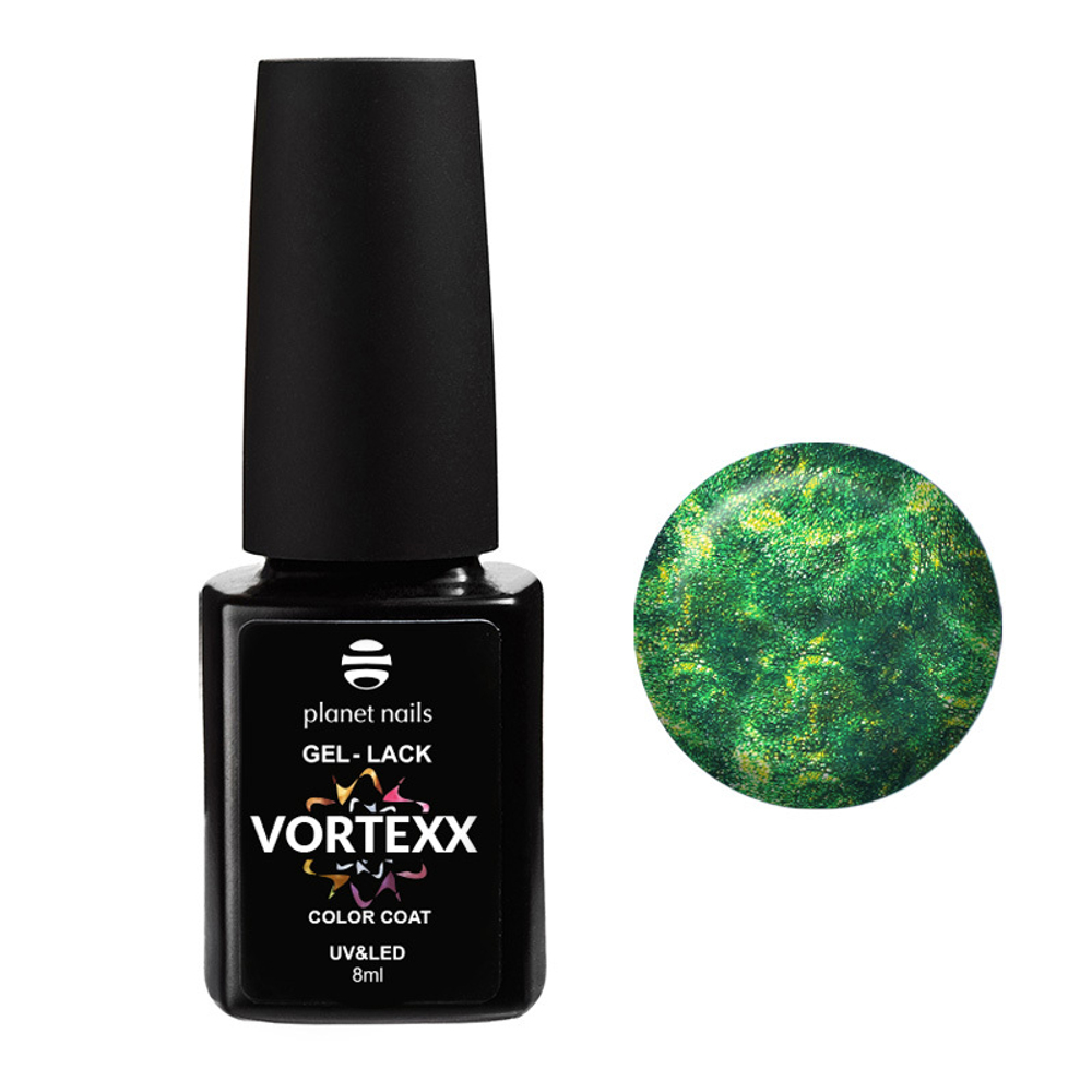 Planet Nails Гель-лак "VORTEXX" 656 кошачий глаз, 8мл