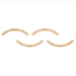 Вешалка настенная Slinka, натуральное дерево