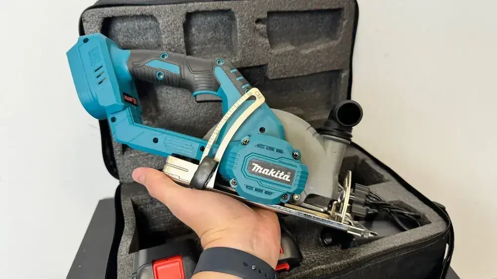 Циркулярная пила Makita 21В + 2АКБ + Сумка для хранения, пила торцовочна