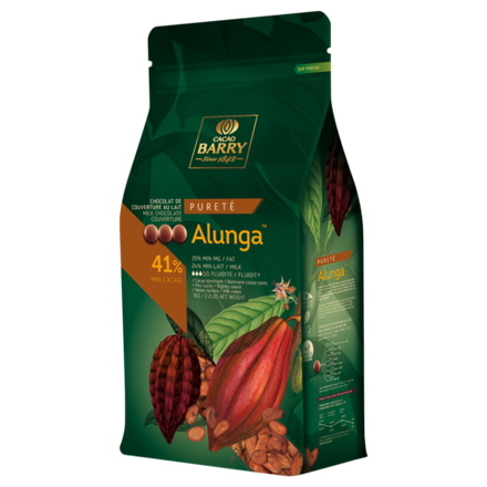 Шоколад Cacao Barry ALUNGA 41% Молочый кувертюр