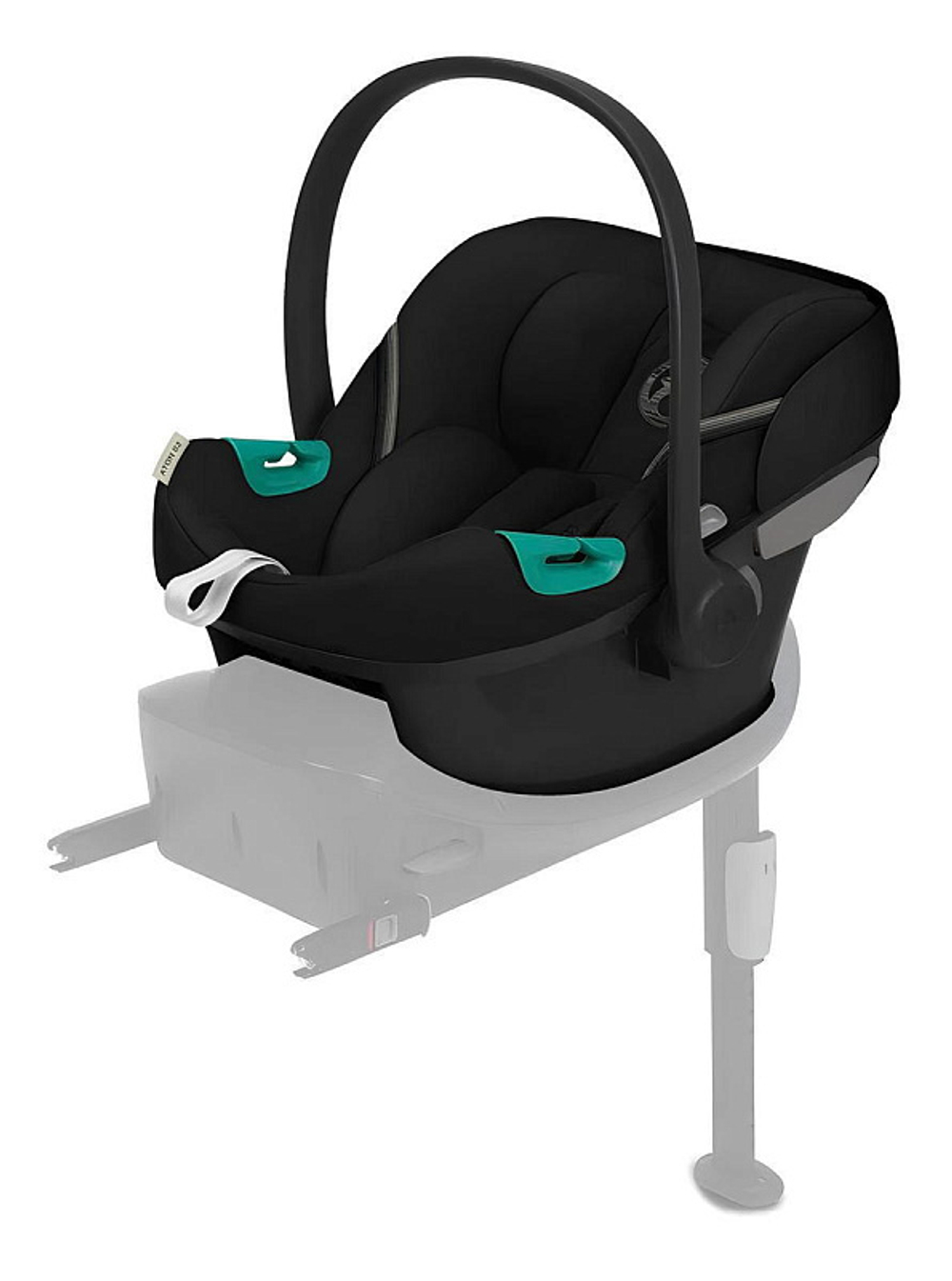 Коляска 3 в 1 Cybex Priam IV Matt Black complete и автокресло Aton S2 i-Size Moon Black Cozy Beige