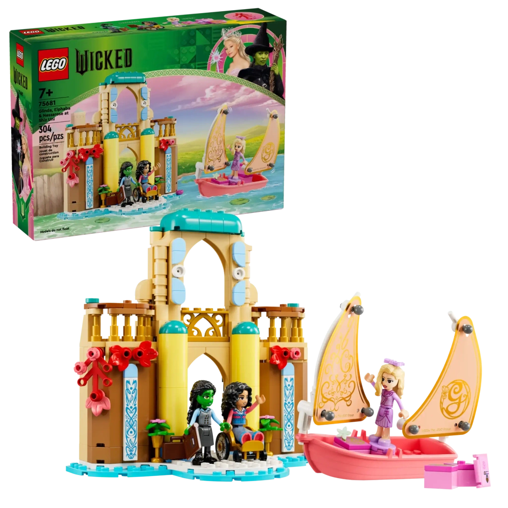 Конструктор LEGO Wicked 75681 Глинда, Эльфаба и Несса Роуз в университете Шиз