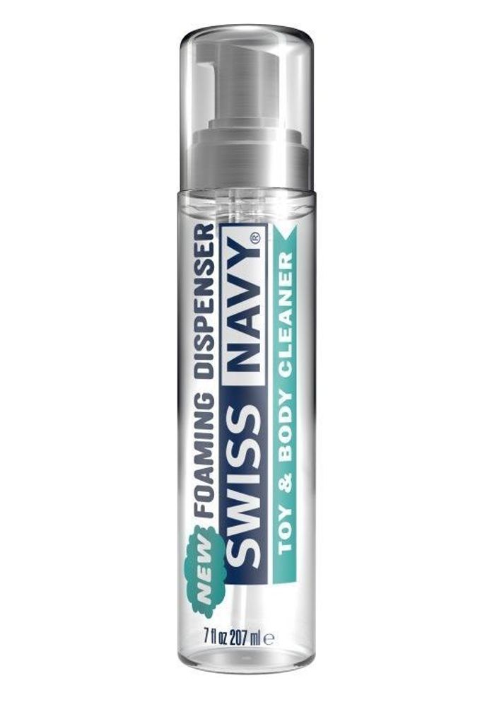 Очищающая пенка для игрушек и тела Swiss Navy Toy Body Cleaner Foamer - 207 мл.