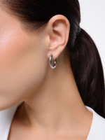 Серьги "Wing lime" Silver