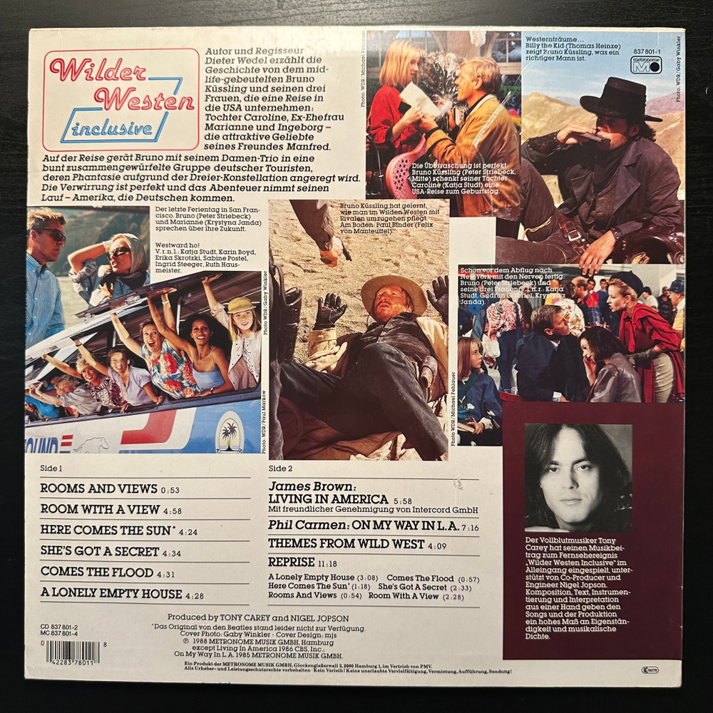 Wilder Westen Inclusive - Original-Soundtrack Zur TV-Serie (Германия 1988г.)