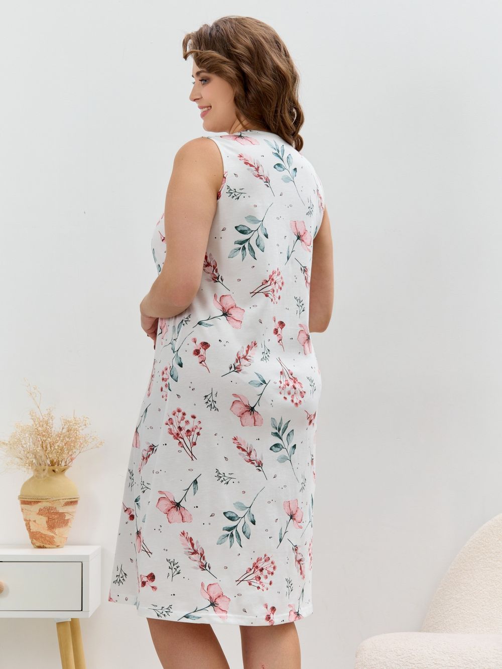 Ночная сорочка Узор-3 Виотекс СУХАЯ РОЗА