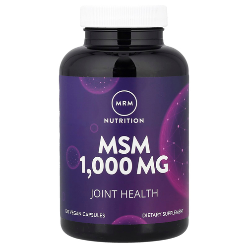 MRM Nutrition, Nutrition, МСМ, 1000 мг, 120 веганских капсул