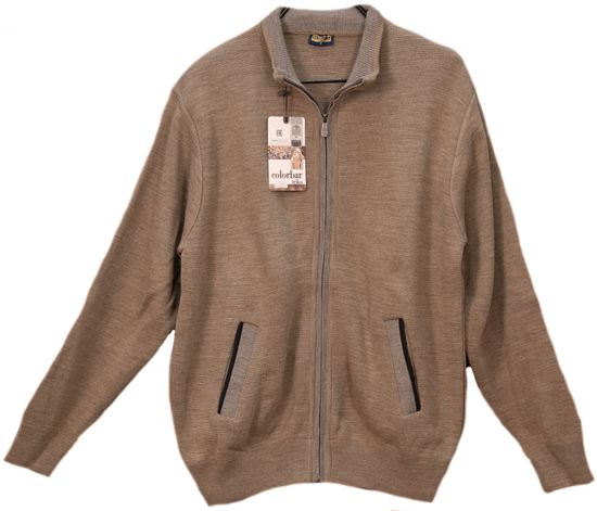 p-p 54-60. Жакет шерстяной "COLORBAR" Турция. Разъемный замок. BATAL
