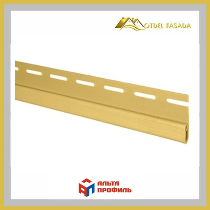 Планка финишная Альта Профиль Канада Плюс Престиж  Т-14 Желтый 3м