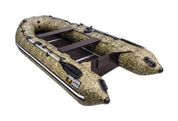 Лодка ПВХ Ривьера Компакт 3400 СК "Камуфляж" светлый камыш