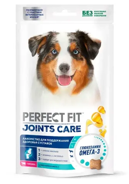 Perfect Fit Здор суст лакомство для собак говядина 130 г