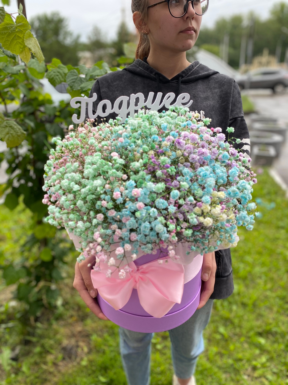 Гипсофила радужная в коробочке