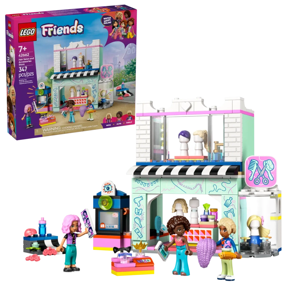 Конструктор LEGO Friends 42662 Парикмахерская и магазин аксессуаров