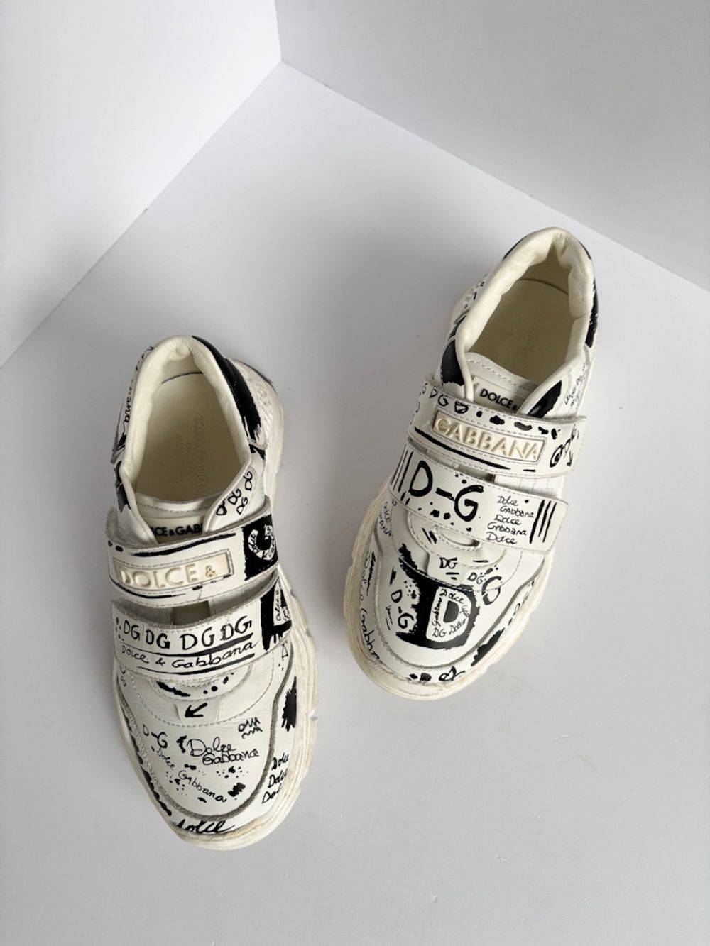 Кожаные кроссовки Dolce & Gabbana, 31