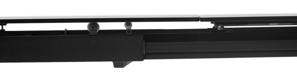 Стол М-City DISAUR Корнер (Corner) 120 Белый мрамор (High Gloss Statuario) керамика, стекло, Черный