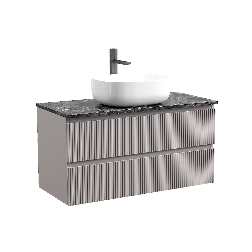 Тумба с раковиной Sancos SNOB T 100 со столешницей, Doha Soft