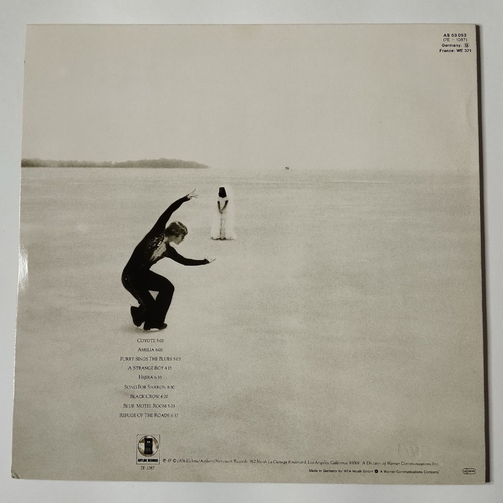 Винтажная виниловая пластинка LP Joni Mitchell Hejira (Germany 1976) A Strange Boy