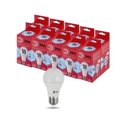 Лампа светодиодная ЭРА RED LINE LED A65-18W-840-E27 R 18Вт груша нейтральный белый свeт Е27