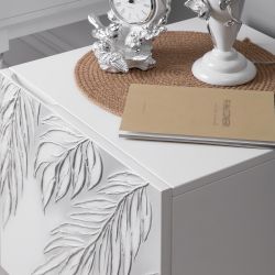 Тумба прикроватная Тропик Классика Айс Найт Сильвер правая