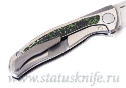 Нож Широгоров Флиппер F95NL 3M M390 CF JUNGLE WEAR MRBSфотография - 7